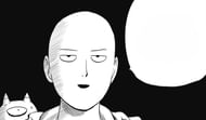 Manako and Saitama as seen in One Punch Man manga (Image via Shueisha)